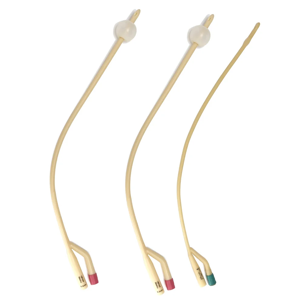 Latex folly cathater